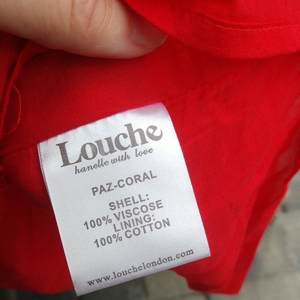Modcloth Red Embroidered Dress - Picture 9 of 10